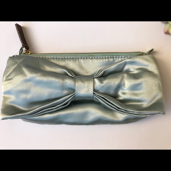 J.CREW SATIN BOW CLUTCH - Picture 2 of 5